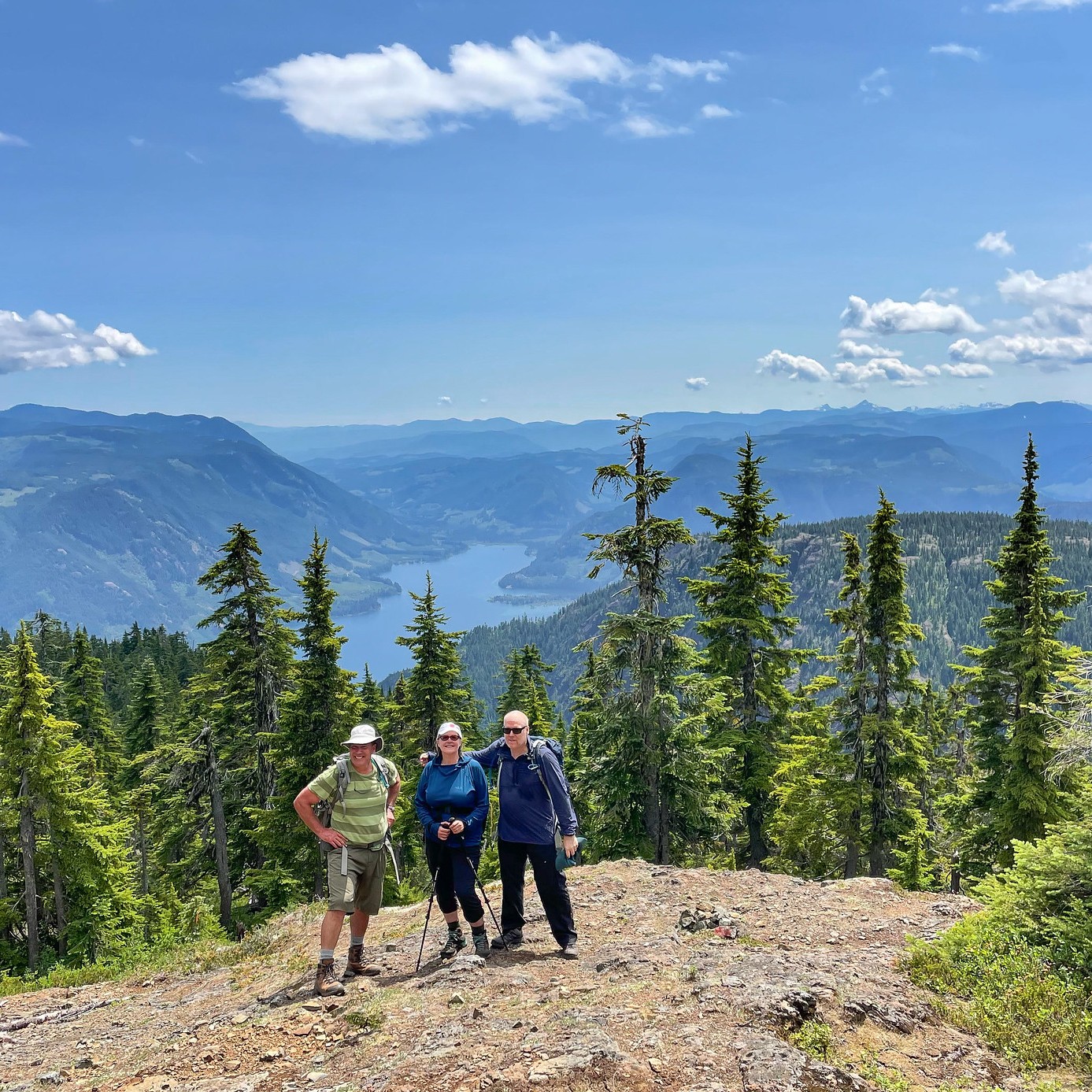 Mike, Lisa, John – Mt. Becher traverse, Strathcona Provincial Park, Vancouver Island